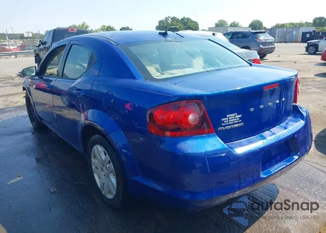 2014 Dodge Avenger Se z USA, uszkodzony, nr VIN 1C3CDZAB4EN154263